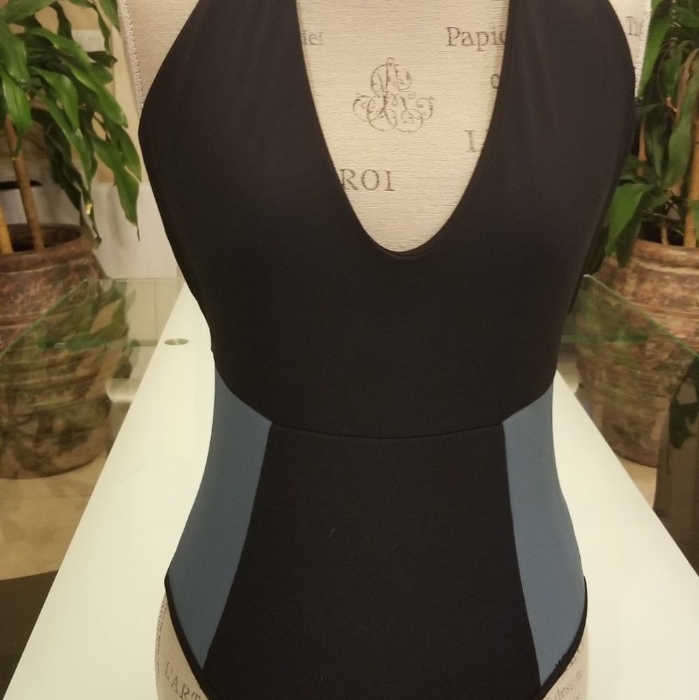 NWT L*Space Ribbed Fireside One-Piece Swimsuit - Picture 4 of 7